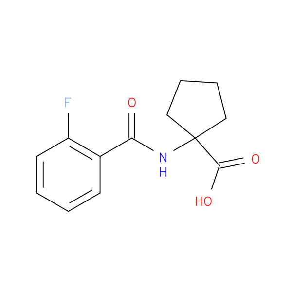 1-(2-Fluorobenzamido)cyclopentanecarboxylic acid