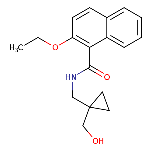 2-ethoxy-N-{[1-(hydroxymethyl)cyclopropyl]methyl}naphthalene-1-carboxamide