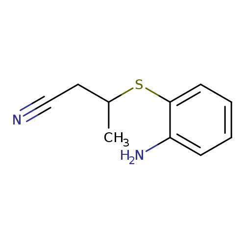 3-[(2-aminophenyl)sulfanyl]butanenitrile