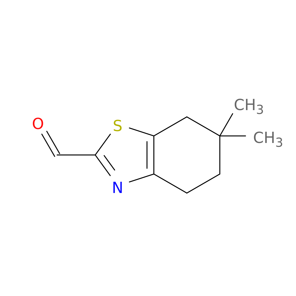 6,6-dimethyl-4,5,6,7-tetrahydro-1,3-benzothiazole-2-carbaldehyde