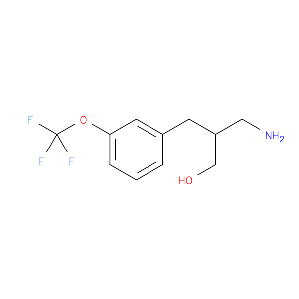 3-amino-2-{[3-(trifluoromethoxy)phenyl]methyl}propan-1-ol
