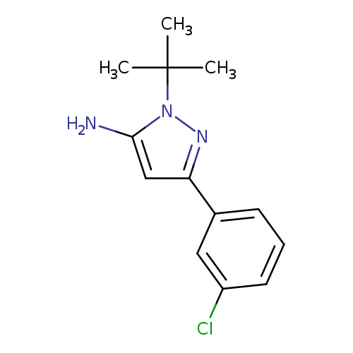 1-tert-Butyl-3-(3-chlorophenyl)-1h-pyrazol-5-amine