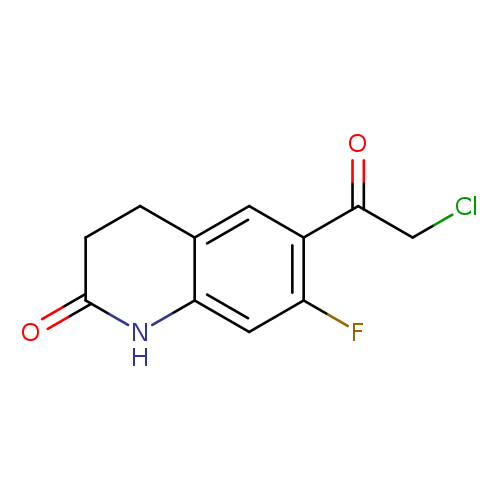 6-(2-chloroacetyl)-7-fluoro-1,2,3,4-tetrahydroquinolin-2-one