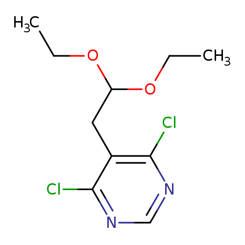 Pyrimidine, 4,6-dichloro-5-(2,2-diethoxyethyl)-