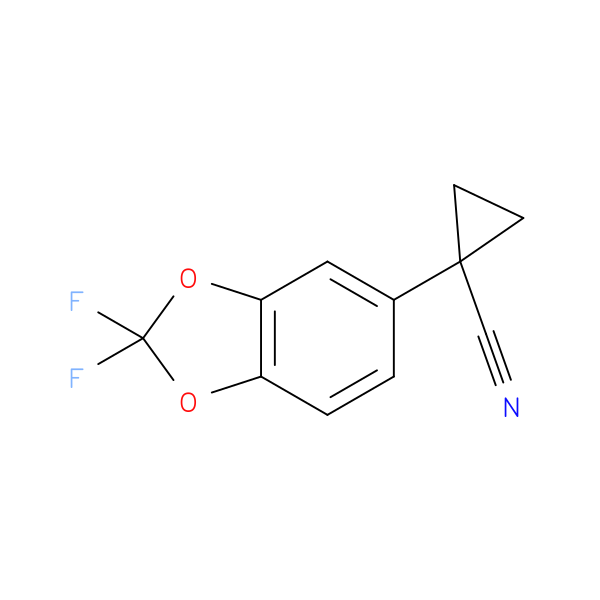1-(2,2-Difluorobenzo[d][1,3]dioxol-5-yl)cyclopropanecarbonitrile
