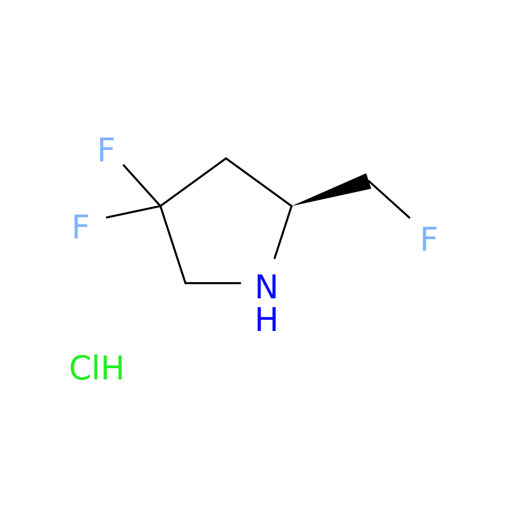 (S)-4,4-Difluoro-2-(fluoromethyl)pyrrolidine hydrochloride