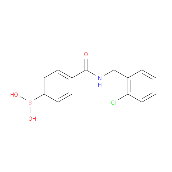 B-[4-[[[(2-chlorophenyl)methyl]amino]carbonyl]phenyl]Boronic acid