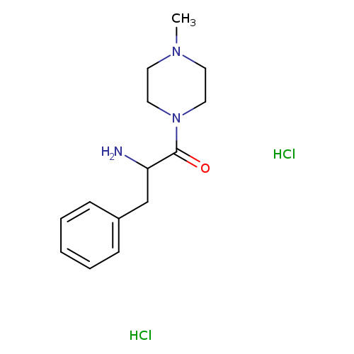 2-amino-1-(4-methylpiperazin-1-yl)-3-phenylpropan-1-one dihydrochloride