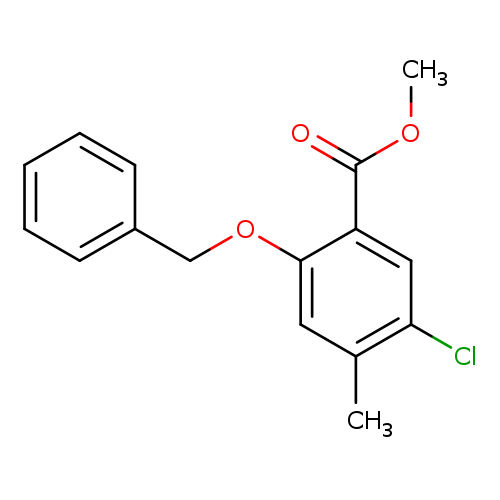 methyl 2-(benzyloxy)-5-chloro-4-methylbenzoate