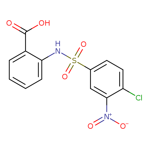 2-[(4-chloro-3-nitro-phenyl)sulfonylamino]benzoic acid