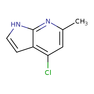 1H-Pyrrolo[2,3-b]pyridine, 4-chloro-6-methyl-