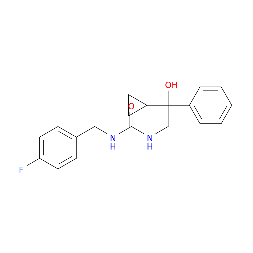 3-(2-cyclopropyl-2-hydroxy-2-phenylethyl)-1-[(4-fluorophenyl)methyl]urea