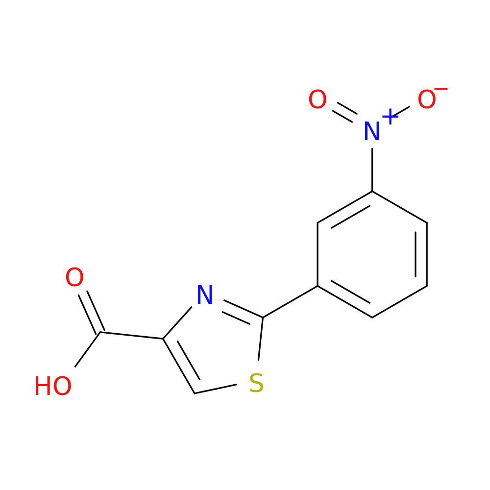 2-(3-nitrophenyl)-1,3-thiazole-4-carboxylic acid