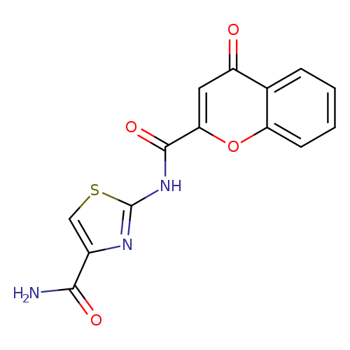 2-(4-oxo-4H-chromene-2-amido)-1,3-thiazole-4-carboxamide