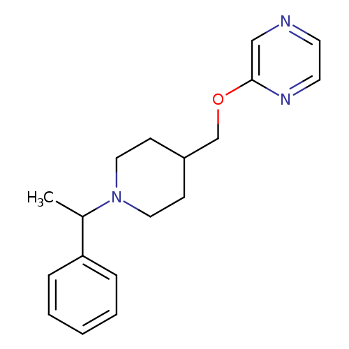 2-{[1-(1-phenylethyl)piperidin-4-yl]methoxy}pyrazine
