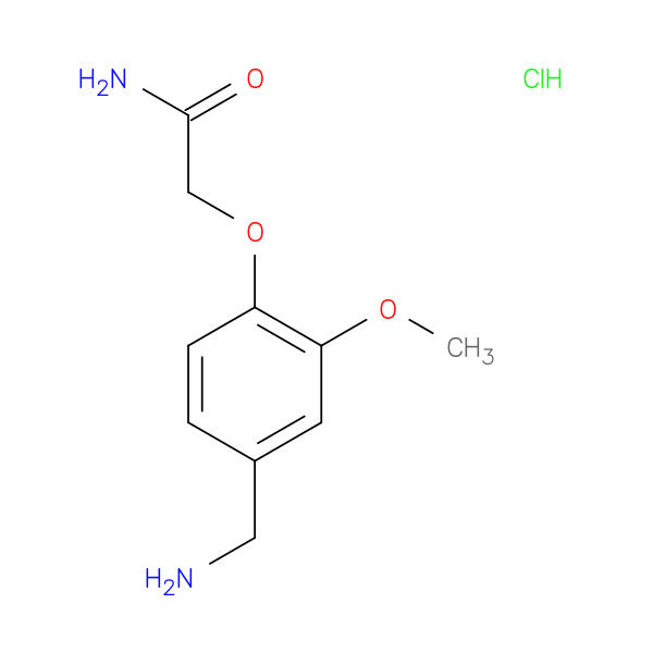 2-[4-(aminomethyl)-2-methoxyphenoxy]acetamide hydrochloride