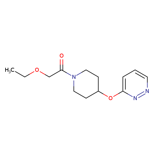 2-ethoxy-1-[4-(pyridazin-3-yloxy)piperidin-1-yl]ethan-1-one