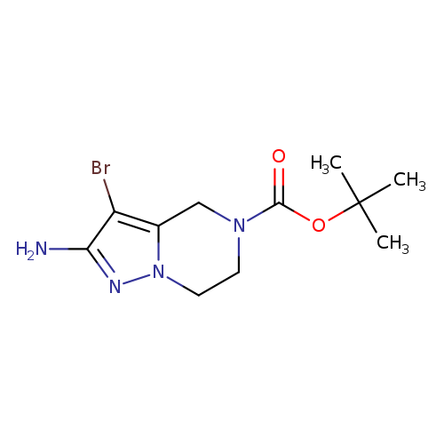 tert-butyl2-amino-3-bromo-4H,5H,6H,7H-pyrazolo[1,5-a]pyrazine-5-carboxylate