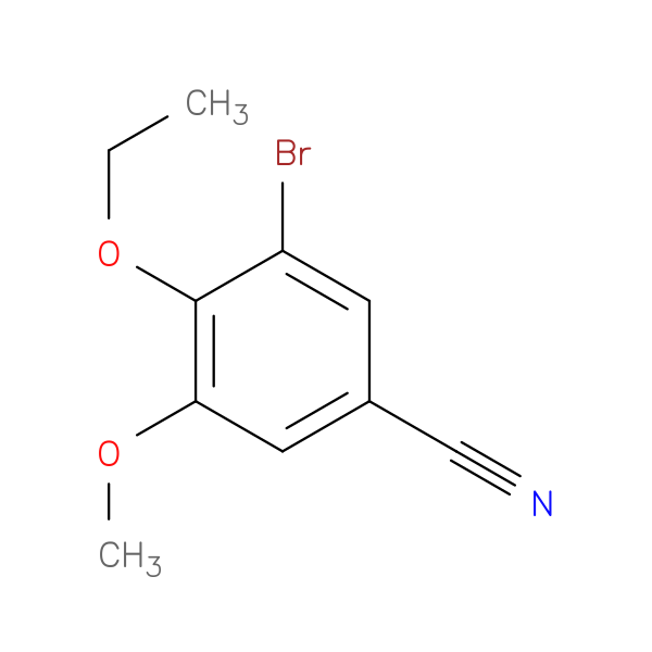 3-Bromo-4-ethoxy-5-methoxybenzonitrile