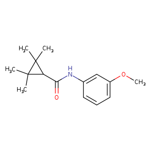 N-(3-methoxyphenyl)-2,2,3,3-tetramethylcyclopropanecarboxamide
