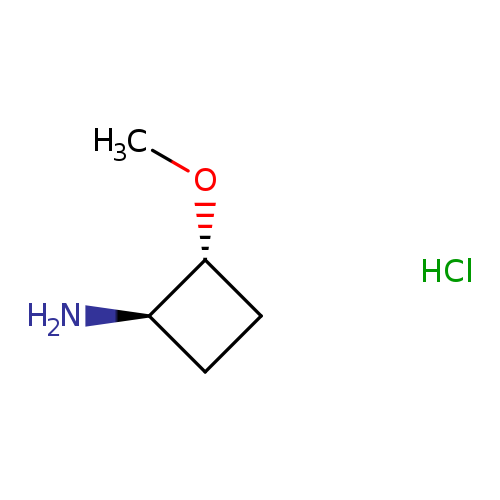 2-methoxycyclobutan-1-amine hydrochloride, trans