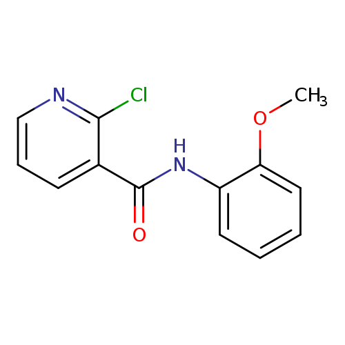 3-Pyridinecarboxamide, 2-chloro-N-(2-methoxyphenyl)-