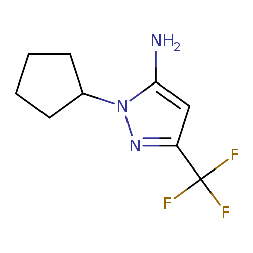 1-Cyclopentyl-3-(trifluoromethyl)-1H-pyrazol-5-amine