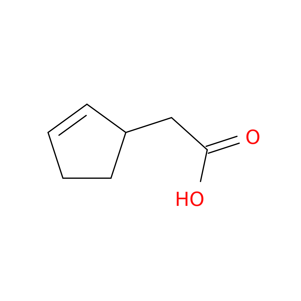 2-(Cyclopent-2-en-1-yl)acetic acid