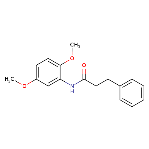N-(2,5-dimethoxyphenyl)-3-phenylpropanamide