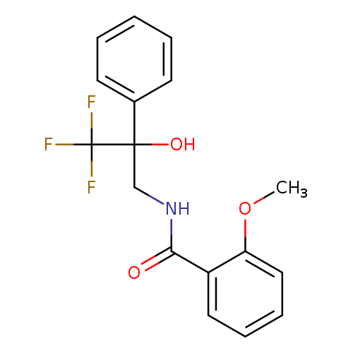 2-methoxy-N-(3,3,3-trifluoro-2-hydroxy-2-phenylpropyl)benzamide