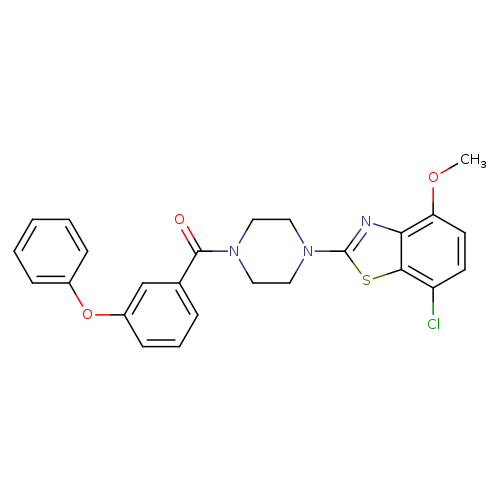 7-chloro-4-methoxy-2-[4-(3-phenoxybenzoyl)piperazin-1-yl]-1,3-benzothiazole