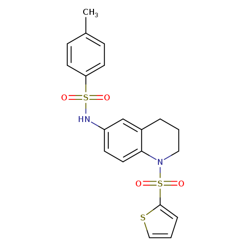 4-methyl-N-[1-(thiophene-2-sulfonyl)-1,2,3,4-tetrahydroquinolin-6-yl]benzene-1-sulfonamide