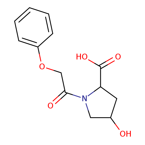 4-hydroxy-1-(2-phenoxyacetyl)pyrrolidine-2-carboxylic acid