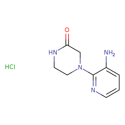 4-(3-aminopyridin-2-yl)piperazin-2-one hydrochloride