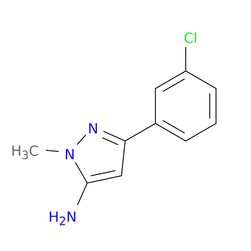 3-(3-Chlorophenyl)-1-methyl-1H-pyrazol-5-amine