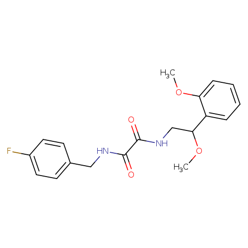 N'-[(4-fluorophenyl)methyl]-N-[2-methoxy-2-(2-methoxyphenyl)ethyl]ethanediamide