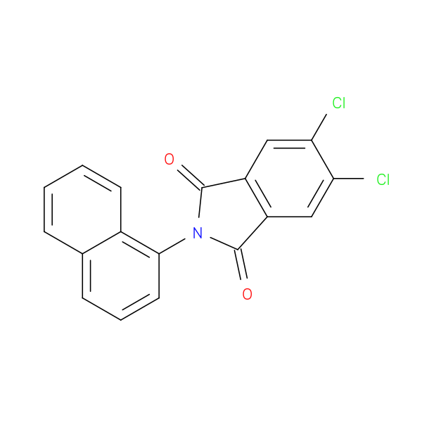 5,6-dichloro-2-(naphthalen-1-yl)-2,3-dihydro-1H-isoindole-1,3-dione