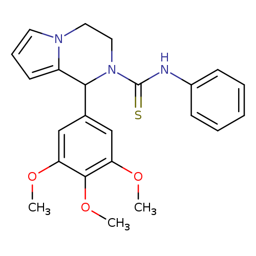 N-phenyl-1-(3,4,5-trimethoxyphenyl)-1H,2H,3H,4H-pyrrolo[1,2-a]pyrazine-2-carbothioamide