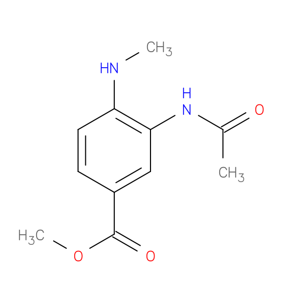 Methyl 3-acetamido-4-(methylamino)benzoate
