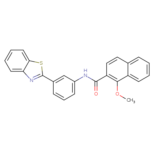 N-[3-(1,3-benzothiazol-2-yl)phenyl]-1-methoxynaphthalene-2-carboxamide
