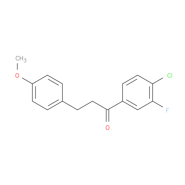 4'-Chloro-3'-fluoro-3-(4-methoxyphenyl)propiophenone