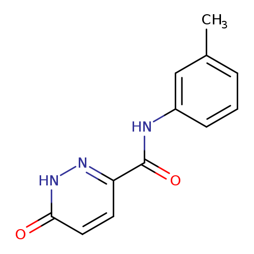 N-(3-methylphenyl)-6-oxo-1,6-dihydropyridazine-3-carboxamide