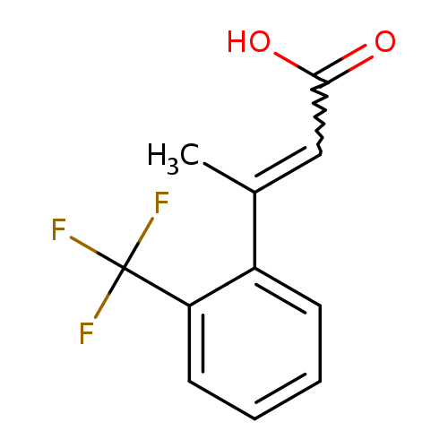 3-[2-(trifluoromethyl)phenyl]but-2-enoic acid