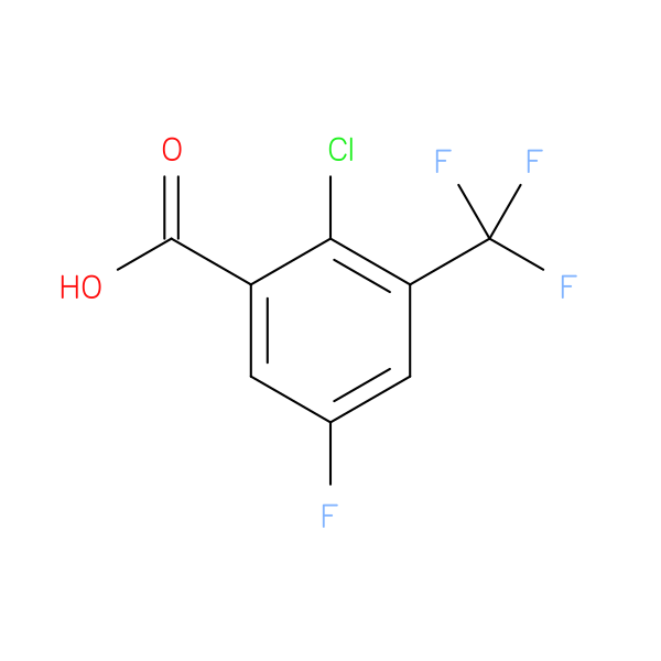 2-Chloro-5-fluoro-3-(trifluoromethyl)benzoic acid