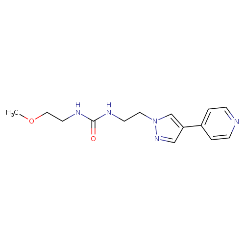 3-(2-methoxyethyl)-1-{2-[4-(pyridin-4-yl)-1H-pyrazol-1-yl]ethyl}urea