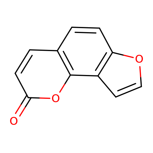 2-Oxo-(2H)-furo(2,3-h)-1-benzopyran
