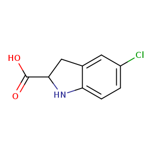 1H-Indole-2-carboxylic acid, 5-chloro-2,3-dihydro-