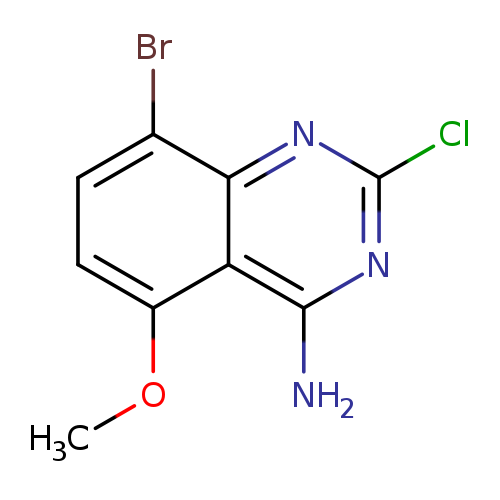 8-Bromo-2-chloro-5-methoxyquinazolin-4-amine
