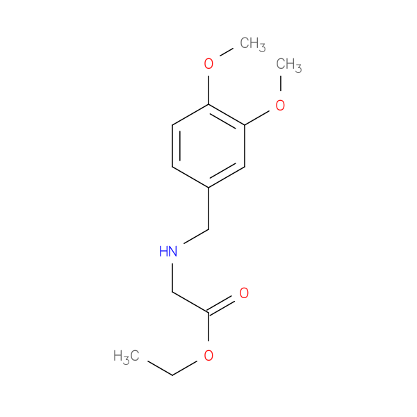 ethyl 2-{[(3,4-dimethoxyphenyl)methyl]amino}acetate