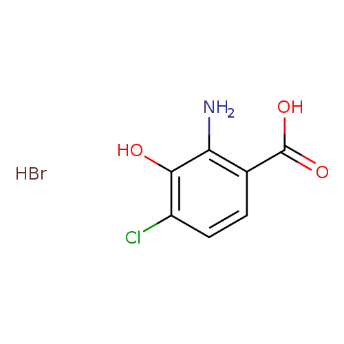 2-amino-4-chloro-3-hydroxybenzoic acid hydrobromide